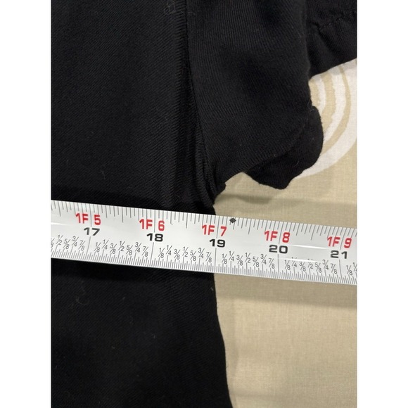 Cloth & Stone Short Sleeve V Neck Black T-Shirt Dress High Low Hem S Minimalist - Picture 8 of 9